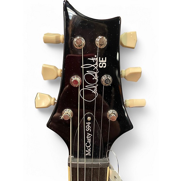 Used PRS SE Singlecut McCarty 594 Black Gold Sunburst Solid Body Electric Guitar