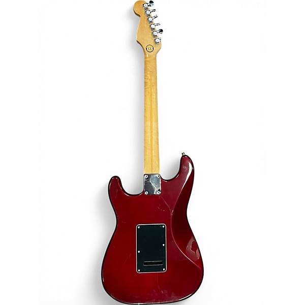 Used Fender Standard Stratocaster Burgundy Solid Body Electric Guitar