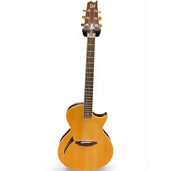 Used ESP LTD ARC6 Natural Acoustic Electric Guitar,Specials : American Fashion Style Bags On Sale
