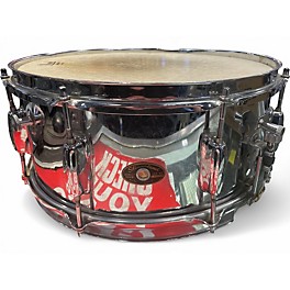 Used Slingerland 14in snare Silver Drum