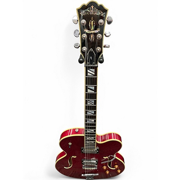 Used 1999 Washburn j9 red Hollow Body Electric Guitar