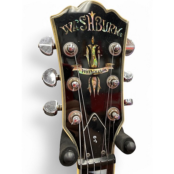 Used 1999 Washburn j9 red Hollow Body Electric Guitar