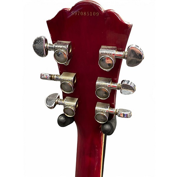 Used 1999 Washburn j9 red Hollow Body Electric Guitar