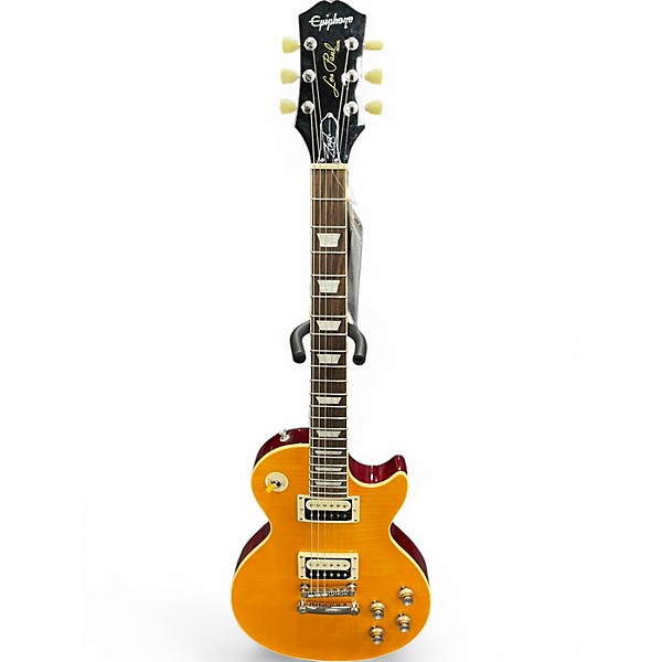 Used Epiphone Slash Appetite For Destruction YELLOW Solid Body Electric Guitar