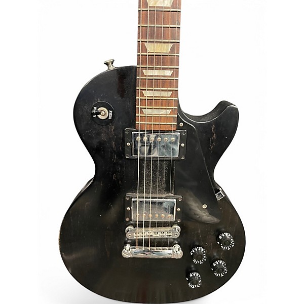 Used Gibson Les Paul Studio Black Solid Body Electric Guitar