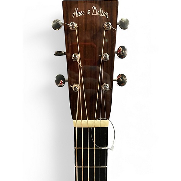 Used Huss & Dalton Tom-M Custom Tobacco Burst Acoustic Electric Guitar