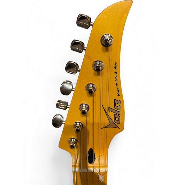 Used Vola Vasti v3 Yellow Solid Body Electric Guitar