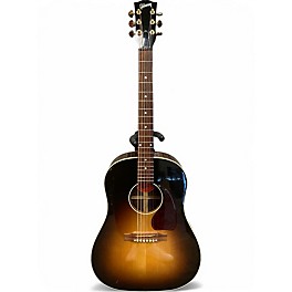 Used 2015 Gibson J45 Custom Red Spruce Vintage Sunburst Acoustic Guitar