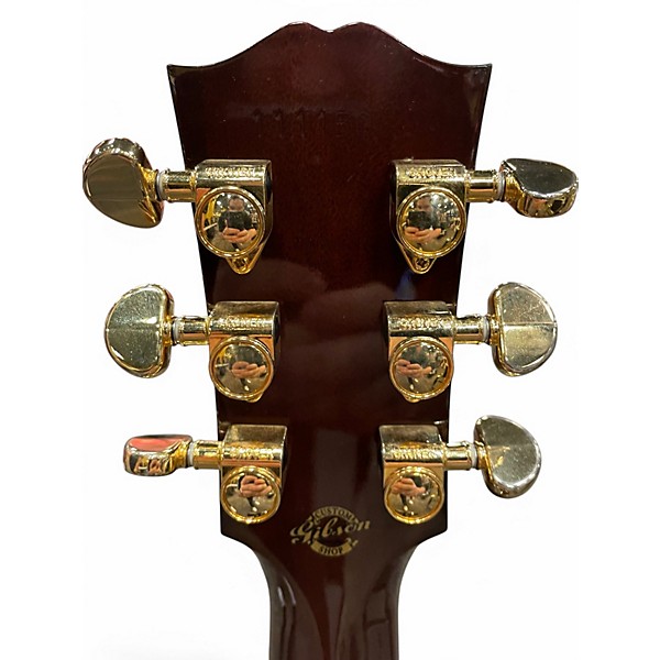 Used 2015 Gibson J45 Custom Red Spruce Vintage Sunburst Acoustic Guitar