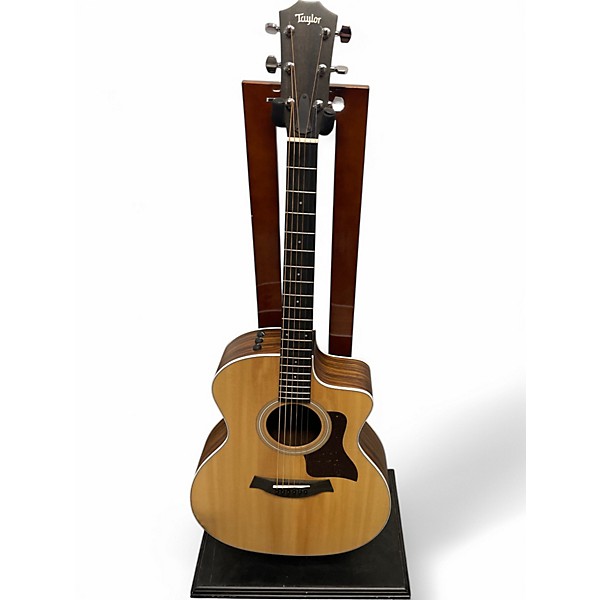 Used Taylor 214CE Natural Acoustic Electric Guitar