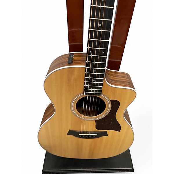 Used Taylor 214CE Natural Acoustic Electric Guitar