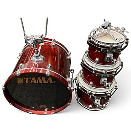 Used TAMA 4 Piece Starclassic Dark Cherry Burst Drum Kit