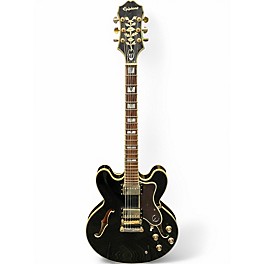 Used Epiphone Sheraton II PRO Black Hollow Body Electric Guitar