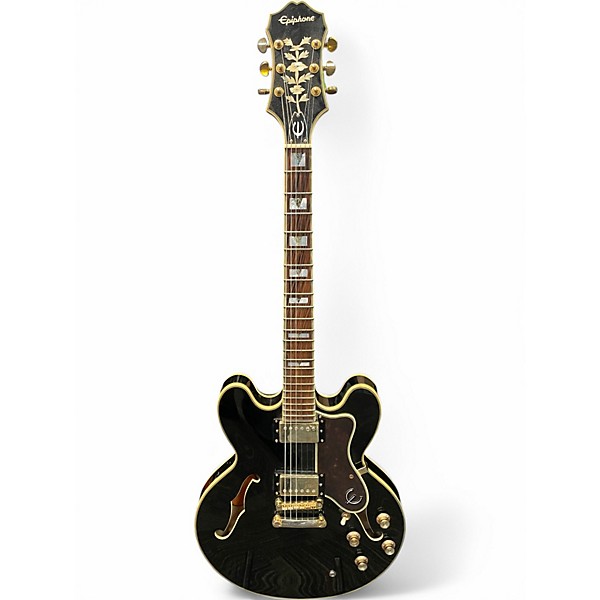 Used Epiphone Sheraton II PRO Black Hollow Body Electric Guitar,Specials : American Fashion Style Bags On Sale Used Epiphone Sheraton II PRO Black Hollow Body Electric Guitar,Specials : American Fashion Style Bags On Sale