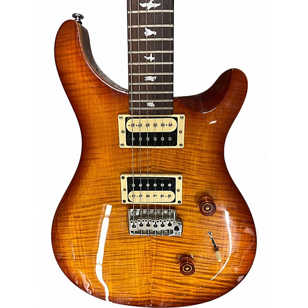 Used PRS SE Custom 24 2 Color Sunburst Solid Body Electric Guitar