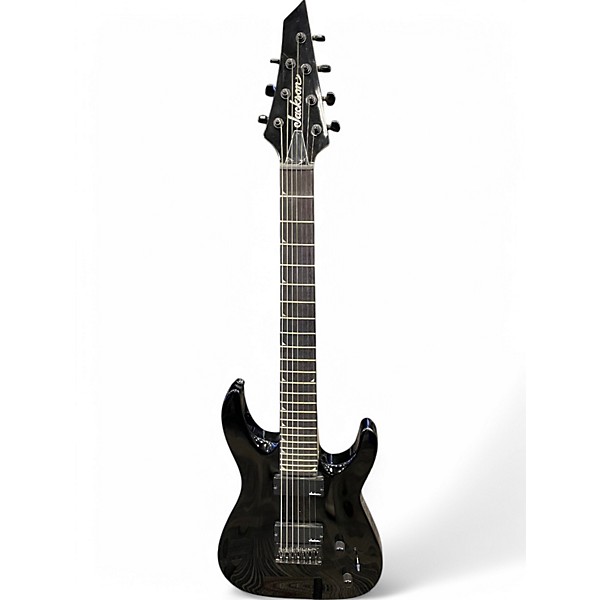 Used Jackson Dinky Arch Top JS22-7 DKA HT Black Solid Body Electric Guitar