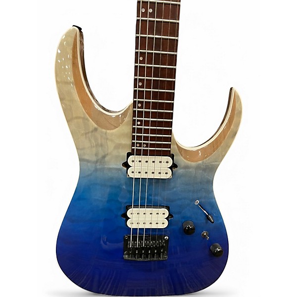 Used Ibanez RGA42HPQM Ocean Solid Body Electric Guitar