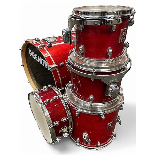 Used 1990s Premier 5 Piece XPK Red Drum Kit