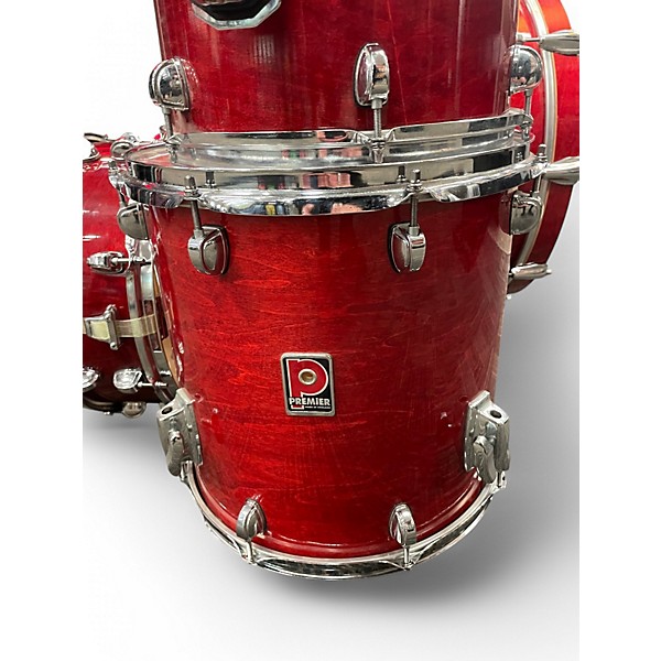 Used 1990s Premier 5 Piece XPK Red Drum Kit