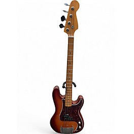 Used Harmony Double cut p bass style Sienna burst Electric Bass Guitar