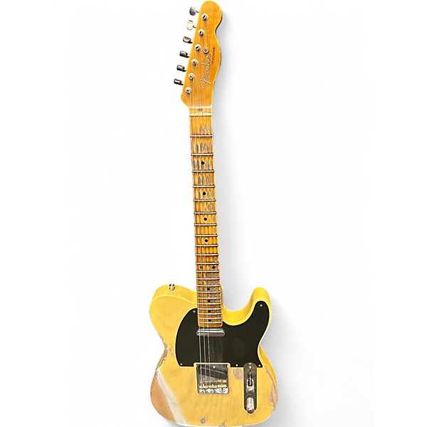 Used 2024 Fender 1954 Heavy Relic Telecaster Nocaster Blonde Solid Body Electric Guitar,Specials : American Fashion Style Bags On Sale