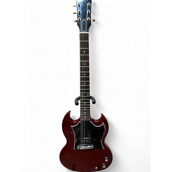 Used 2001 Gibson SG Junior Cherry Solid Body Electric Guitar