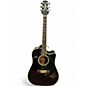 Vintage 1988 Takamine EF-341C Black Acoustic Electric Guitar thumbnail