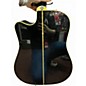 Vintage 1988 Takamine EF-341C Black Acoustic Electric Guitar