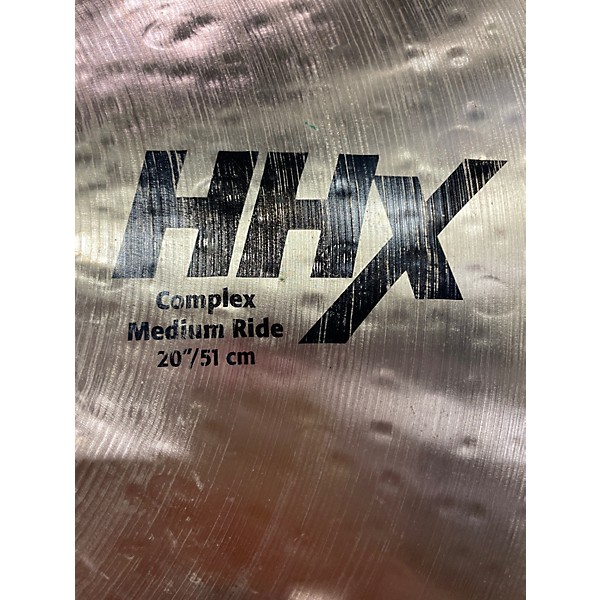Used SABIAN 20in HHX COMPLEX MEDIUM RIDE Cymbal