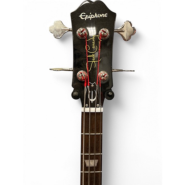 Used Epiphone Jack Casady Signature Red Electric Bass Guitar