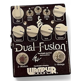 Used Wampler Dual Fusion Tom Quayle Signature Overdrive Effect Pedal