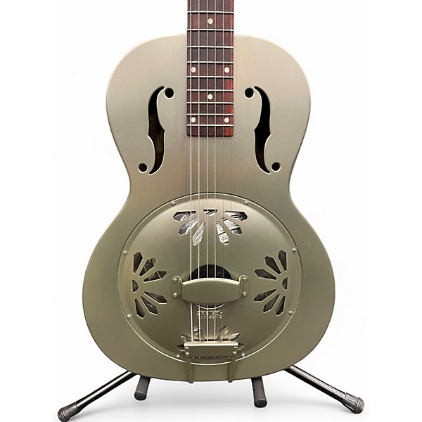 Used Gretsch Guitars G9201 Honeydipper Metal Round Neck Natural Resonator Guitar