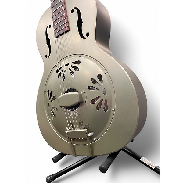 Used Gretsch Guitars G9201 Honeydipper Metal Round Neck Natural Resonator Guitar
