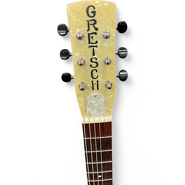 Used Gretsch Guitars G9201 Honeydipper Metal Round Neck Natural Resonator Guitar