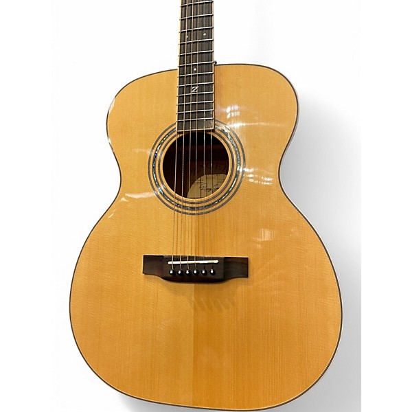 Used Zager zad500m Natural Acoustic Guitar