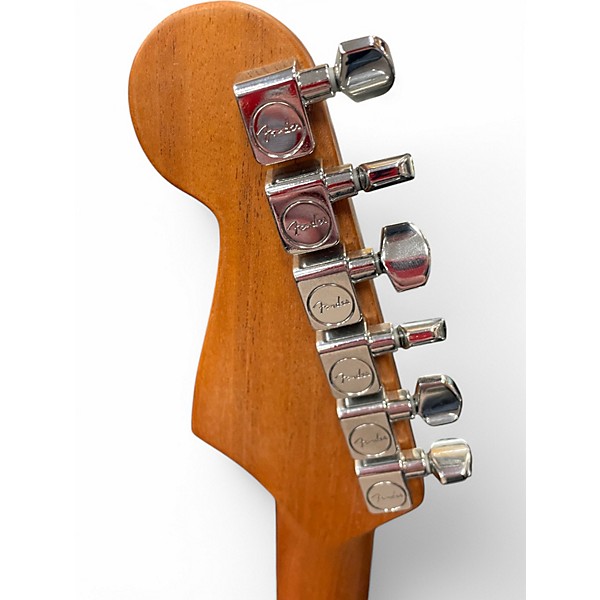 Used 2023 Fender AMERICAN ACOUSTASONIC JAZZMASTER Antique Burst Acoustic Electric Guitar