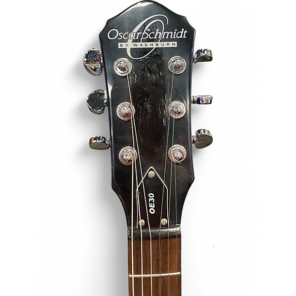 Used Oscar Schmidt OE30 Blue Hollow Body Electric Guitar
