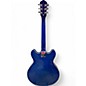 Used Oscar Schmidt OE30 Blue Hollow Body Electric Guitar