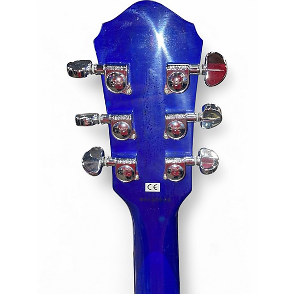 Used Oscar Schmidt OE30 Blue Hollow Body Electric Guitar
