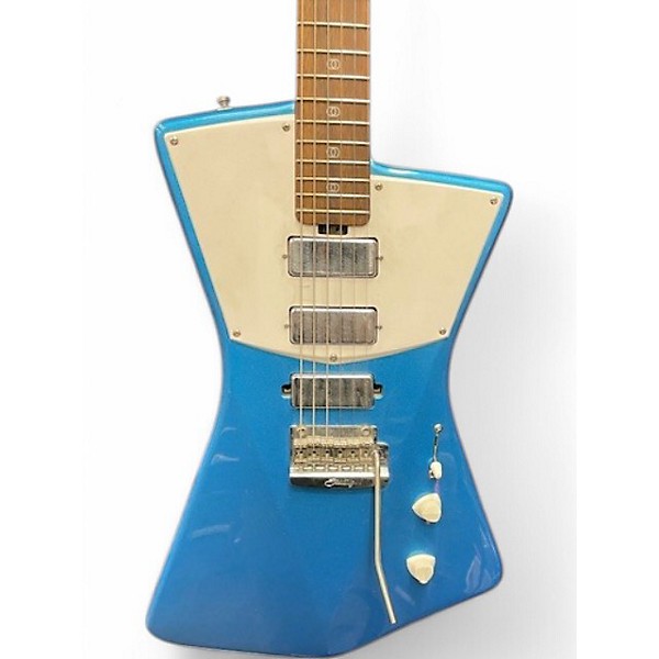 Used Sterling by Music Man ST. VINCENT LIGHT BLUE Solid Body Electric Guitar