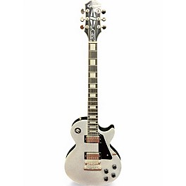 Used Epiphone Les Paul Custom GREY SPARKLE Solid Body Electric Guitar