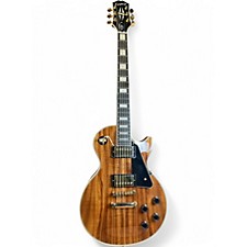 Used Epiphone Les Paul Custom Koa Natural Solid Body