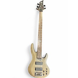 Used ESP LTD B205SM 5 String Grey Electric Bass Guitar