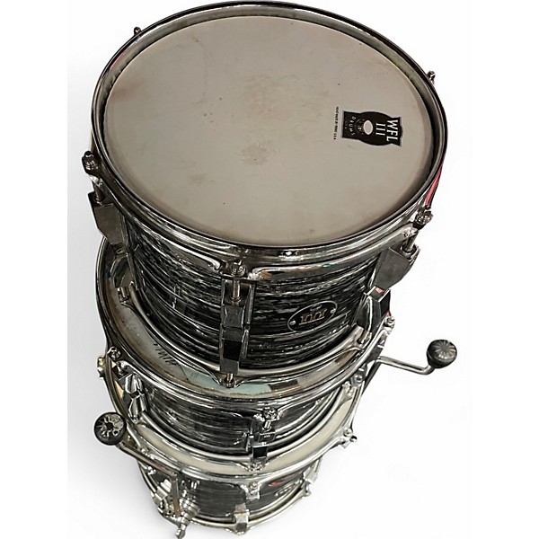 Used Ludwig 4 Piece WFL III Silver Oyster Pearl Drum Kit