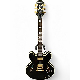 Used Epiphone Emily Wolfe Sheraton Black Hollow Body Electric Guitar