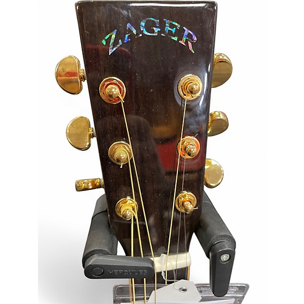 Used Zager zad900ce 2 Color Sunburst Acoustic Electric Guitar