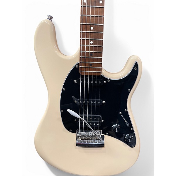 Used Sterling by Music Man CUTLASS Olympic White Solid Body Electric Guitar