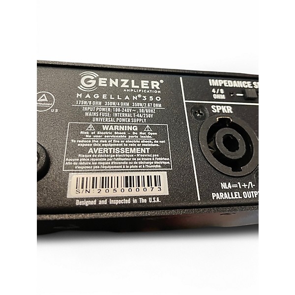 Used Genzler Amplification magellan 350 Bass Amp Head
