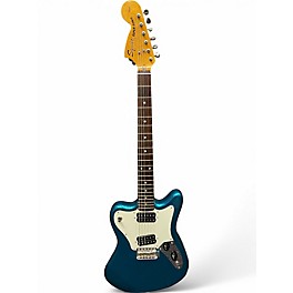 Used 1990s Squier Vista Series Super Sonic Sparkle Blue Solid Body Electric Guitar