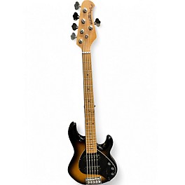 Used 2013 Ernie Ball Music Man Stingray HH 5 String Tobacco Sunburst Electric Bass Guitar